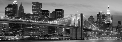 Picture of BROOKLYN BRIDGE AT NIGHT