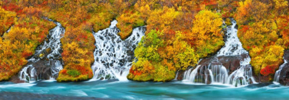 Picture of HRAUNFOSSAR WATERFALL, ICELAND