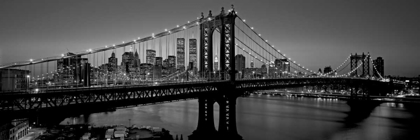Picture of MANHATTAN BRIDGE AND SKYLINE