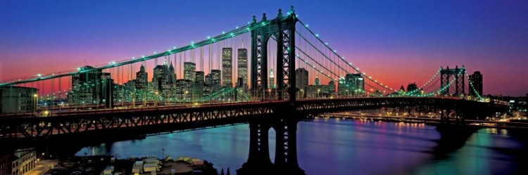 Picture of MANHATTAN BRIDGE AND SKYLINE