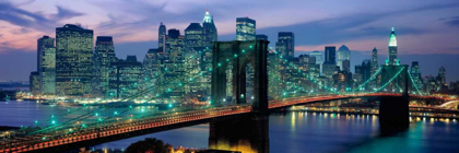 Picture of BROOKLYN BRIDGE AND SKYLINE