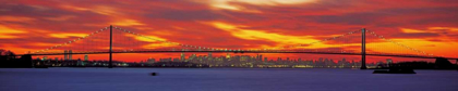 Picture of QUEENSBORO AND MANHATTAN BRIDGE NEW YORK CITY