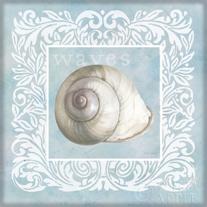 Picture of SANDY SHELLS BLUE ON BLUE SNAIL
