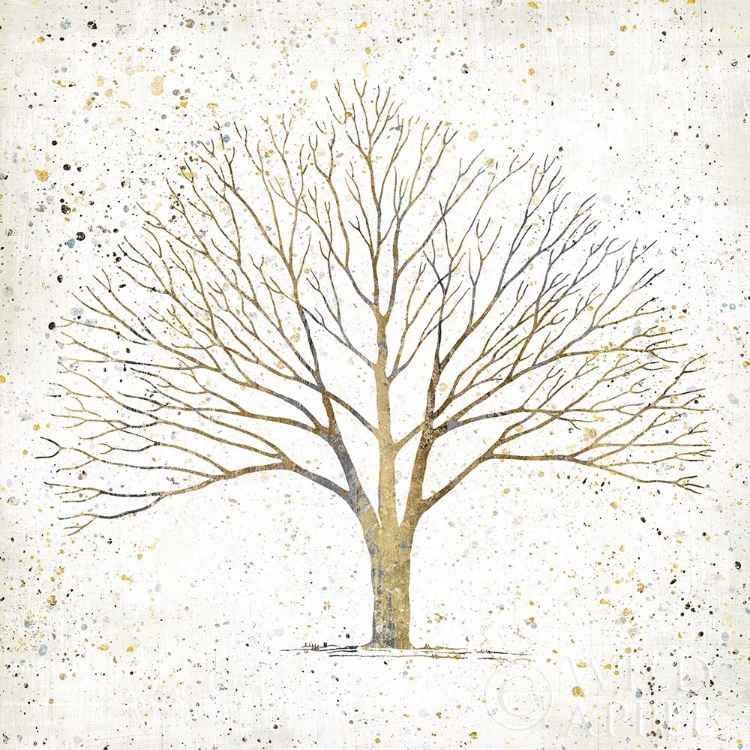 Picture of SOLITARY TREE GOLD