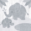 Picture of SAFARI FUN ELEPHANT GRAY NO BORDER