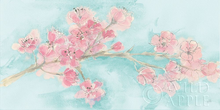 Picture of CHERRY BLOSSOM I TEAL