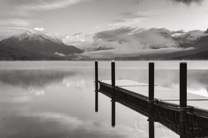 Picture of LAKE MCDONALD DOCK BW