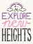 Picture of EXPLORE NEW HEIGHTS PINK PURPLE