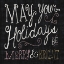 Picture of QUIRKY CHRISTMAS MERRY AND BRIGHT METALLIC