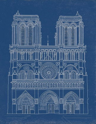 Picture of NOTRE DAME CATHEDRAL BLUEPRINT