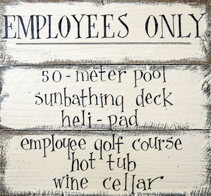 Picture of EMPLOYEES ONLY SIGNAGE