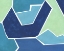 Picture of TEAL AND BLUE JIGSAW