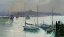 Picture of FOGGY DAY IN AN OLD MEDITERRANEAN SEATOWN