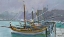Picture of BOATS MOORED IN THE HARBOR