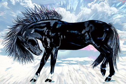 Picture of FRIESIAN HORSE 
