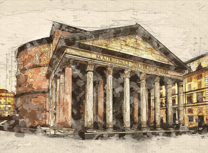 Picture of ANCIENT PANTHEON I