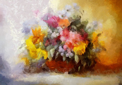 Picture of BASKET OF FLOWERS III