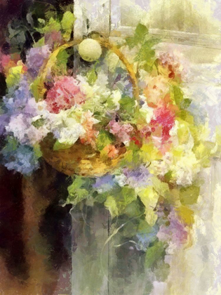 Picture of BASKET OF FLOWERS IV