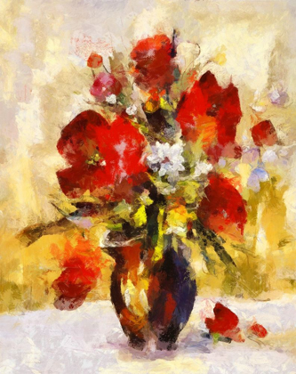 Picture of RED FLOWERS FOR AMELIA