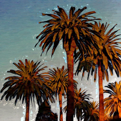 Picture of PALM TREES IN TWILIGHT II