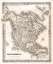 Picture of 1855 COLTON VINTAGE MAP OF NORTH AMERICA