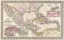 Picture of 1866 MITCHELL MAP OF MEXICO AND THE WEST INDIES