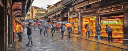 Picture of SHOPPING IN THE RAIN