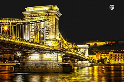 Picture of CHAIN BRIDGE MOONLIGHT I