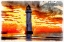 Picture of LIGHTHOUSE AT SUNSET III