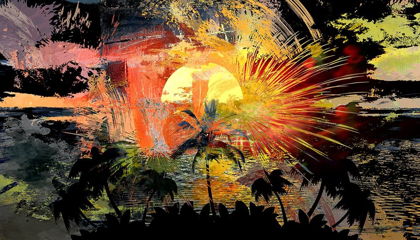Picture of TROPICAL FIREWORKS