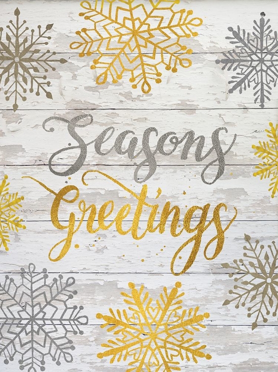 Picture of SEASONS GREETINGS SNOWFLAKES