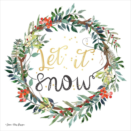 Picture of LET IT SNOW WREATH