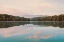 Picture of TURQUOISE LAKE SUMMER MOUNTAIN SUNRISE PASTEL SKY