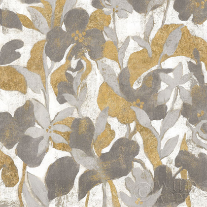 Picture of PAINTED TROPICAL SCREEN II GRAY GOLD CROP