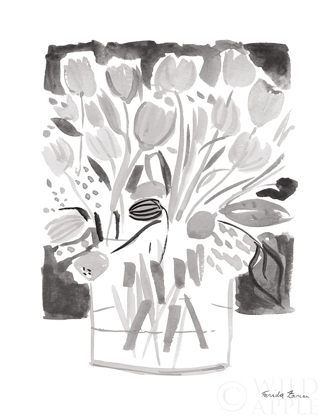 Picture of LEMON GRAY TULIPS I