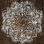 Picture of MANDALA ON DARK WOOD