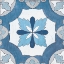 Picture of GYPSY WALL TILE 8 BLUE GRAY
