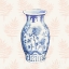 Picture of GINGER JAR II CORAL NO BORDER