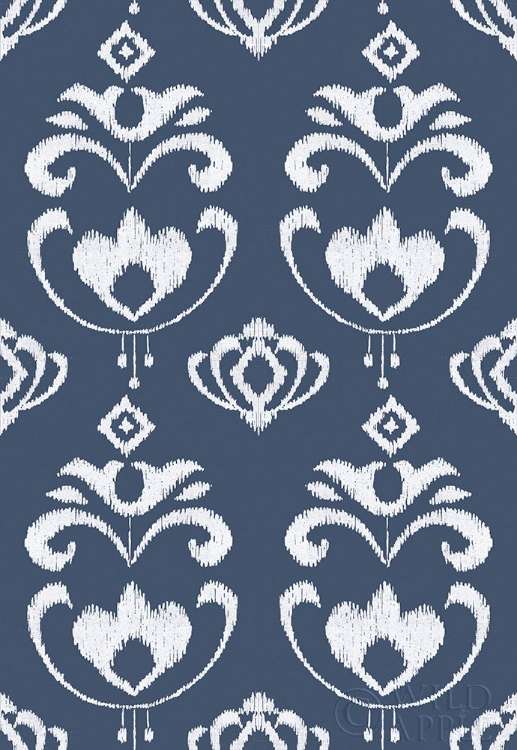 Picture of FREE BIRD GOLD IKAT PATTERN INDIGO