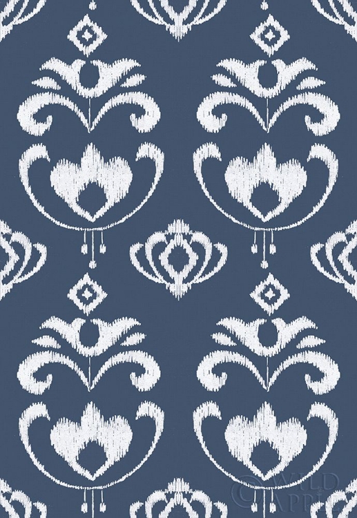 Picture of FREE BIRD GOLD IKAT PATTERN INDIGO