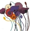 Picture of JEWEL TONES ON WHITE