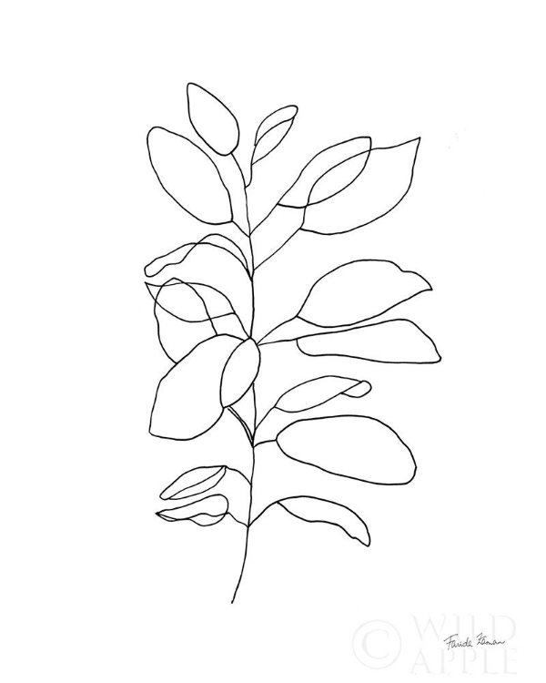 Picture of DOODLE LEAVES I