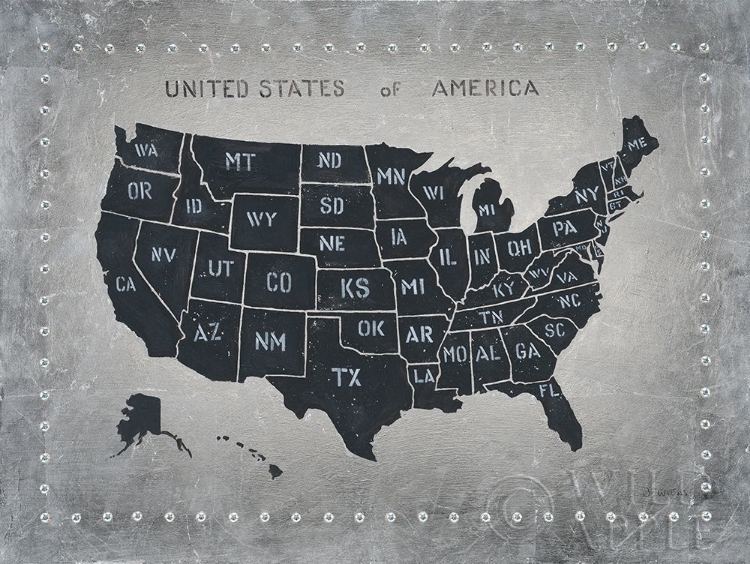 Picture of RIVETING USA MAP