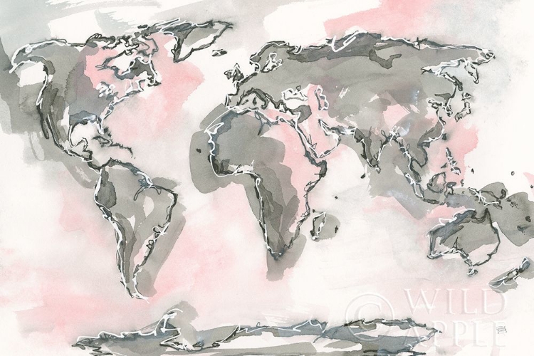 Picture of WORLD MAP BLUSH