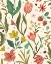 Picture of SPRING BOTANICAL PATTERN IB