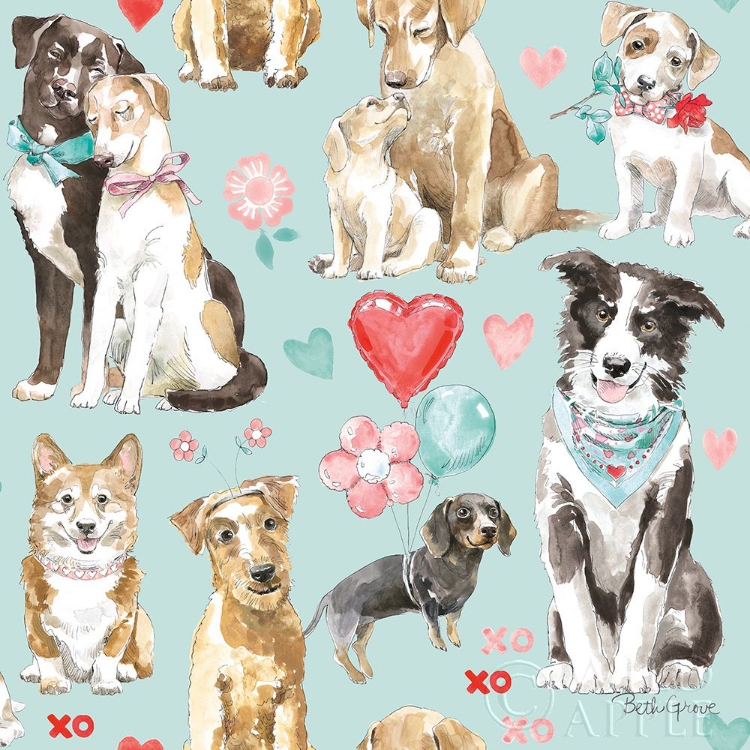 Picture of PAWS OF LOVE PATTERN IC