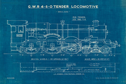 Picture of LOCOMOTIVE BLUEPRINT I