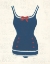 Picture of RETRO SWIMWEAR I NEWSPRINT