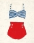 Picture of RETRO SWIMWEAR IV NEWSPRINT