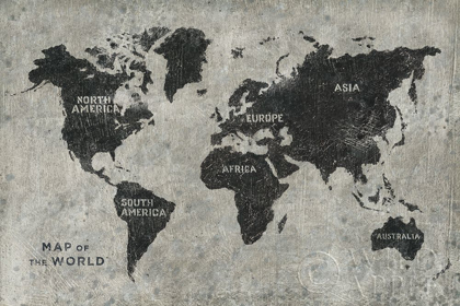 Picture of GRUNGE WORLD MAP